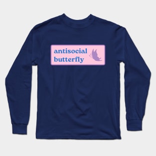 Antisocial Butterfly Introvert Long Sleeve T-Shirt